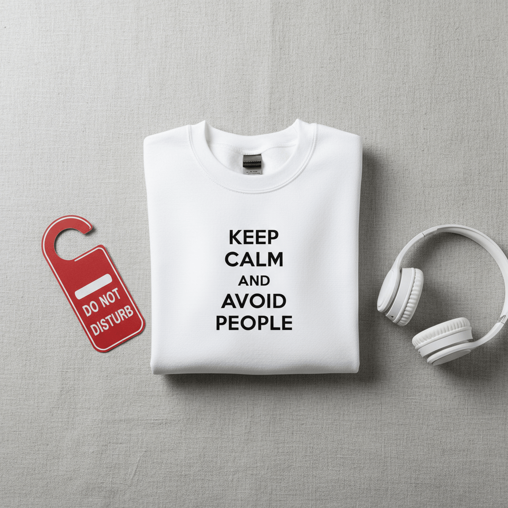 Custom Keep Calm and… Sweatshirt | Personalised Funny Gift - AlleyCrafters