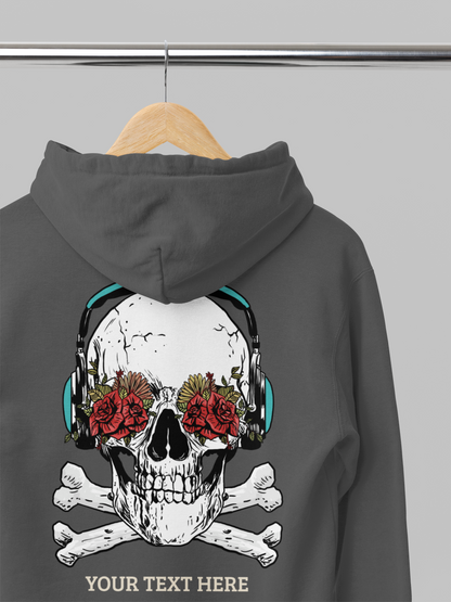 Skull Roses Hoodie Unisexx
