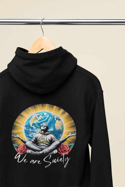 Hooded Sweatshirt - 'we are society' Design
