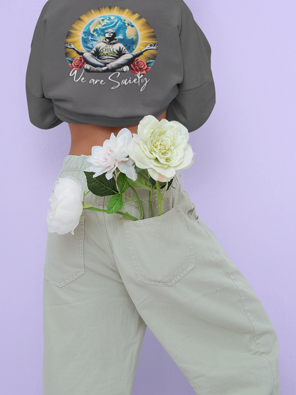 Hooded Sweatshirt - 'we are society' Design