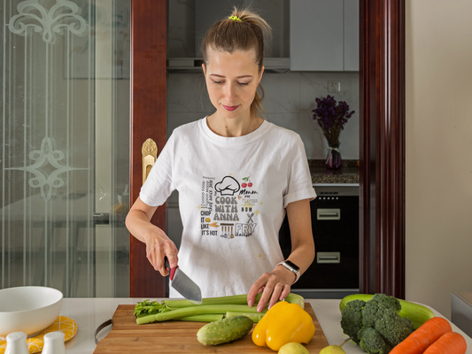 Cook with (Name) Personalised T-Shirt
