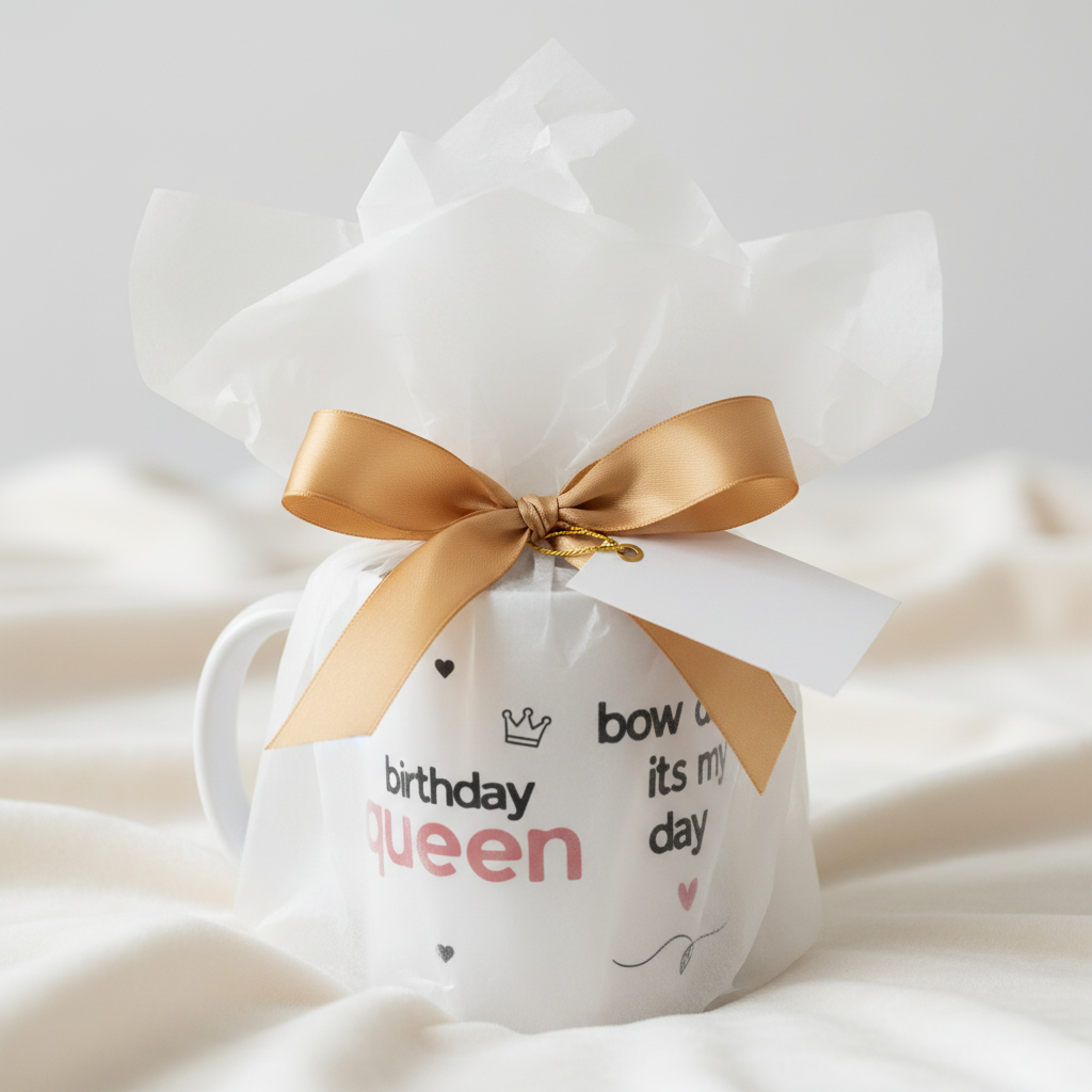 Birthday Queen Gift Wrapped 1