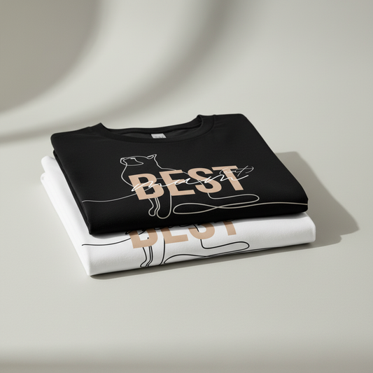 Black and white cat mum stacked