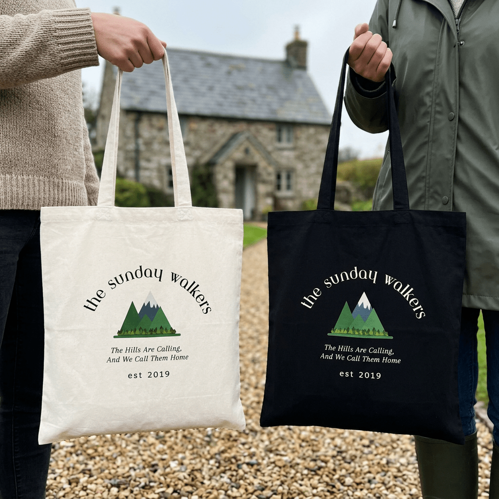 Walking Tote Bag – The Sunday Walkers - #AlleyCrafters