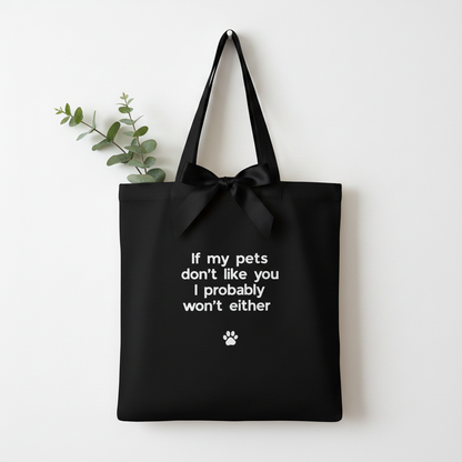 Black Bag Satin Bow Minimal