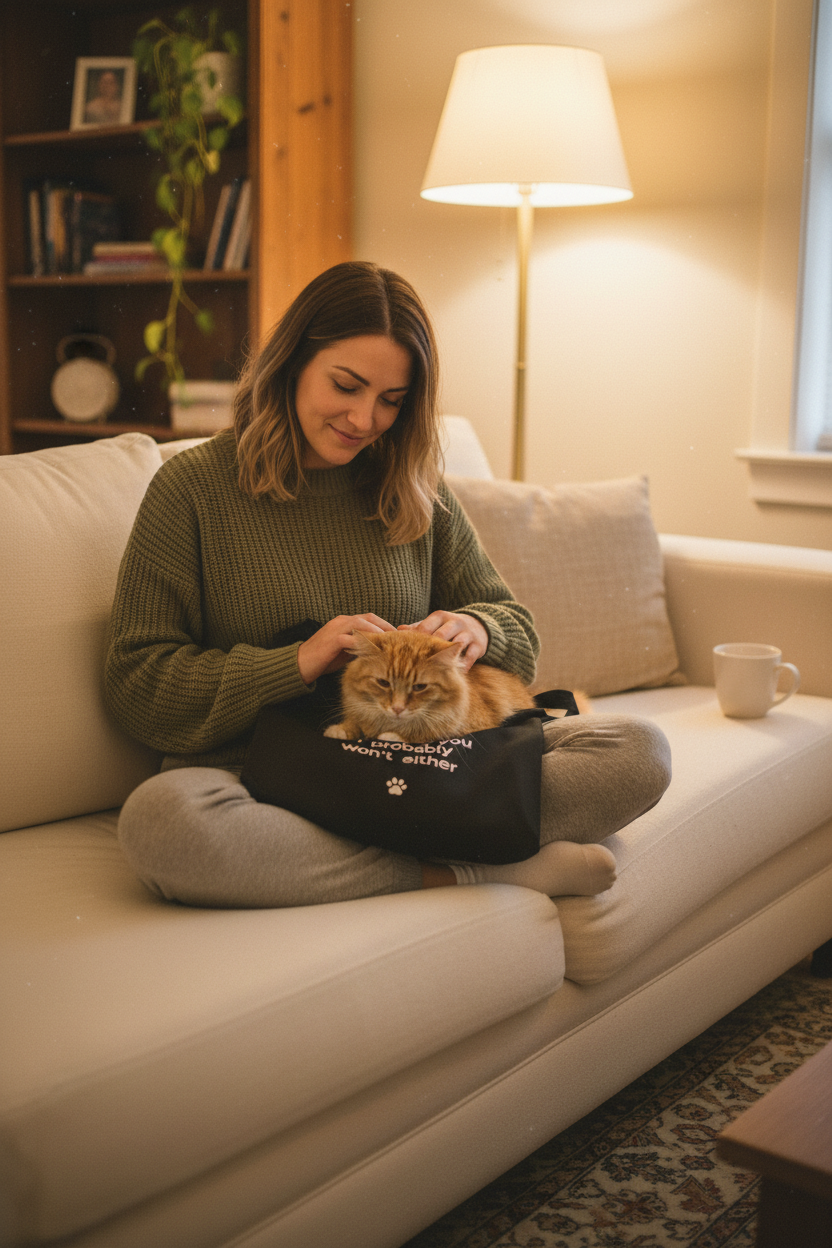 Black Bag Sofa Cat UGC