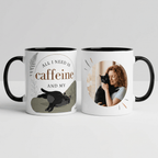Personalised Cat Photo Mug – All I Need Is Caffeine and My Cat - #AlleyCrafters