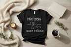 Black Cat Tee Flat Lay