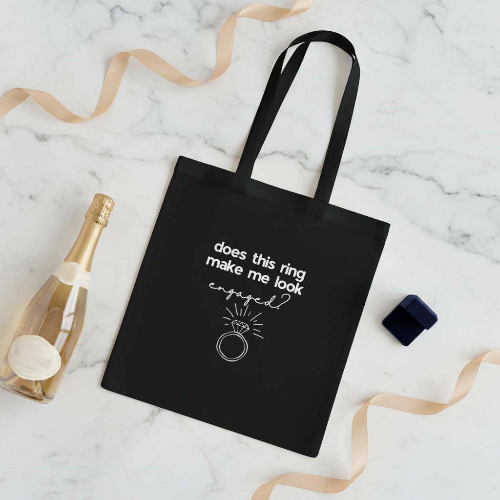 Black Gift Flatlay Mockup