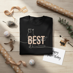 Black gift wrapping cat mum