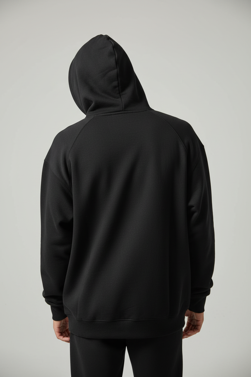 Black Hoodie Back