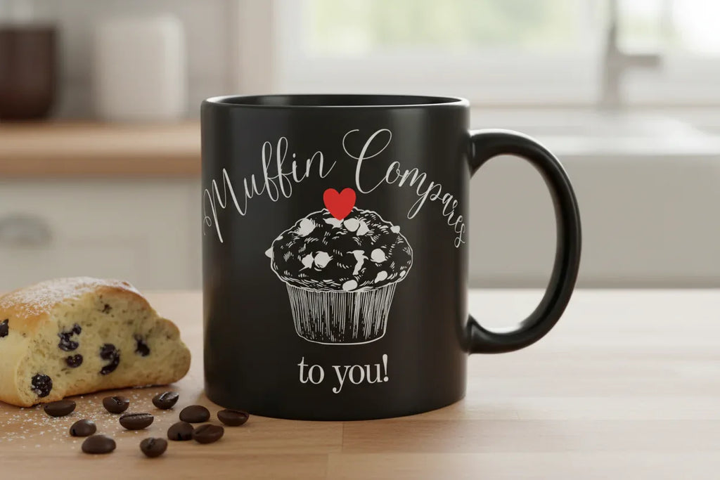 Muffin Compares Mug | Cute Coffee Lover Gift | 11oz Ceramic Mug - AlleyCrafters