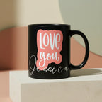 Personalised 'Love You' Mug | Add ANY Name | Valentine's Day Gift - AlleyCrafters