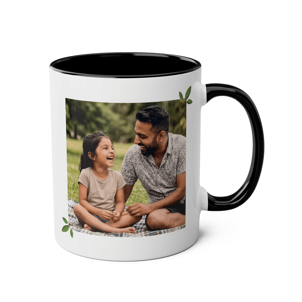 Personalised Dad Photo Mug – Dad Definition Gift - #AlleyCrafters