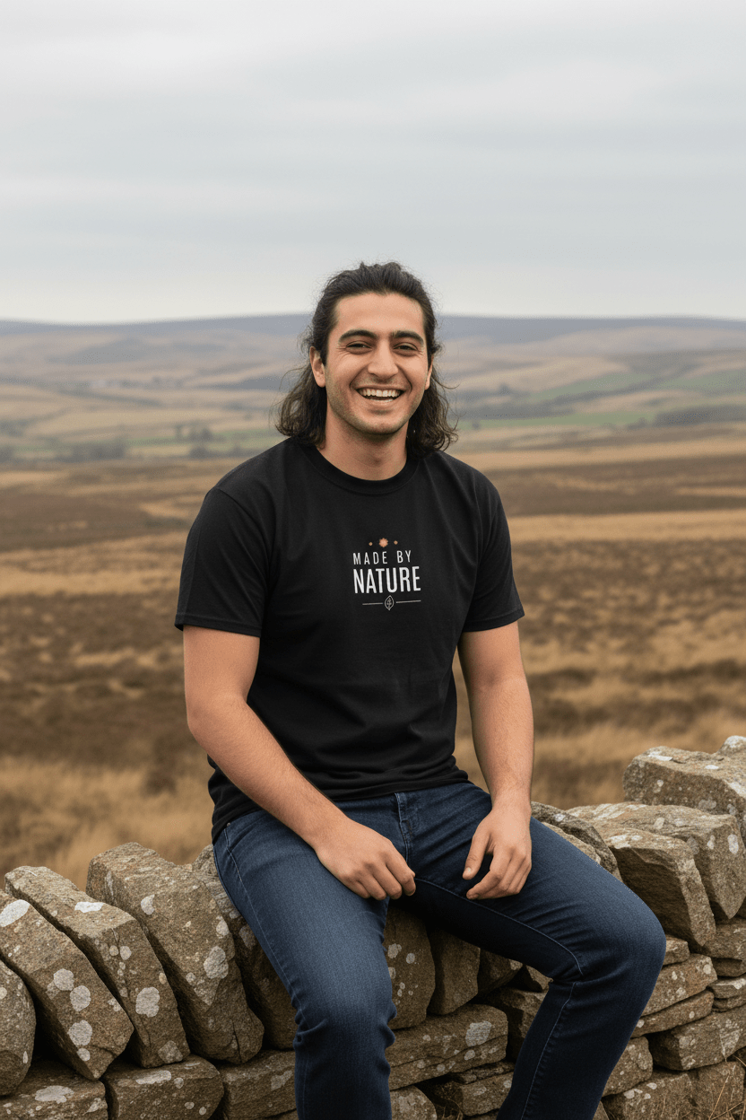 Made By Nature T-Shirt — Minimal Eco Graphic Tee - AlleyCrafters