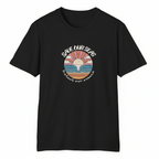 Save Our Seas T-Shirt | Retro Sunset Ocean Conservation Tee UK - AlleyCrafters