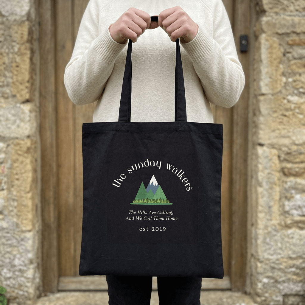 Walking Tote Bag – The Sunday Walkers - #AlleyCrafters