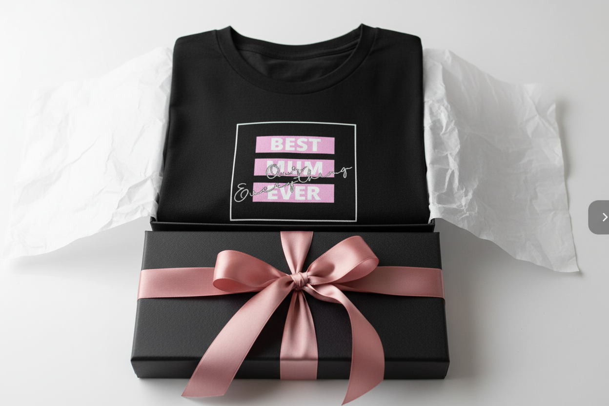 Black T-Shirt in Luxury Gift Box