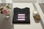 Black T-Shirt on Linen