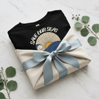 Save Our Seas T-Shirt | Retro Wave Ocean Conservation Tee UK - AlleyCrafters