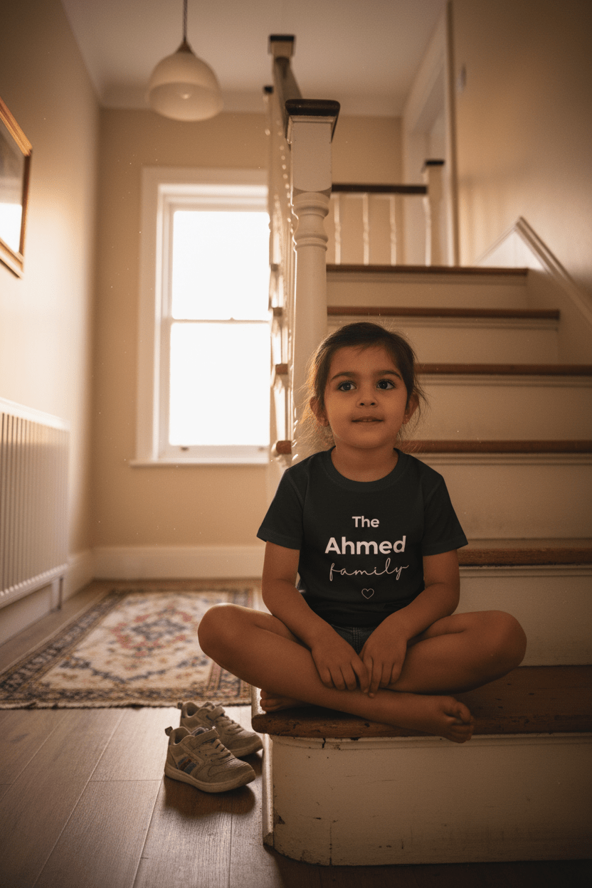 Kids' Personalised Family Name Tee | Matching Family Gift - AlleyCrafters