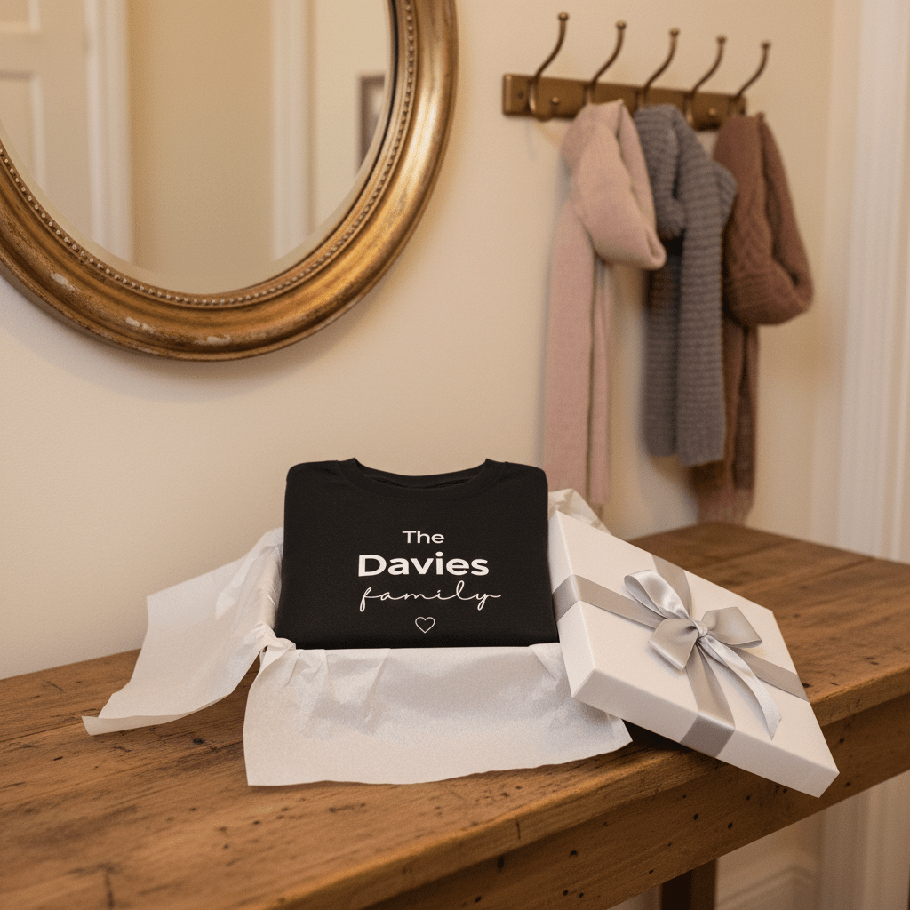 Kids' Personalised Family Name Tee | Matching Family Gift - AlleyCrafters