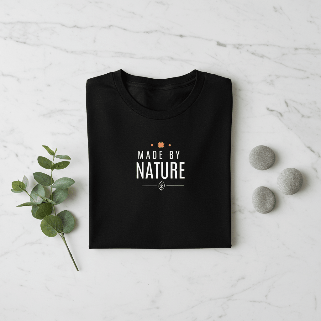 Made By Nature T-Shirt — Minimal Eco Graphic Tee - AlleyCrafters