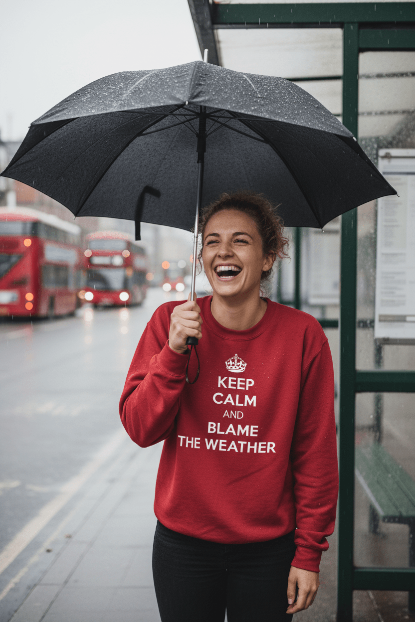 Custom Keep Calm and… Sweatshirt | Personalised Funny Gift - AlleyCrafters