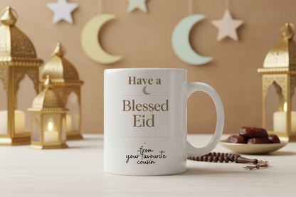 Blessed Eid Favourite Cousin Mug