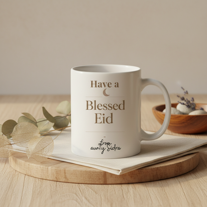 Blessed Eid Personalised Mug Mockup