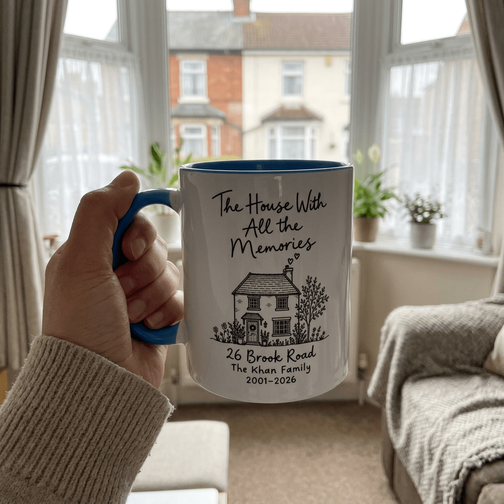 Personalised Family Home Mug – The House with All the Memories - #AlleyCrafters