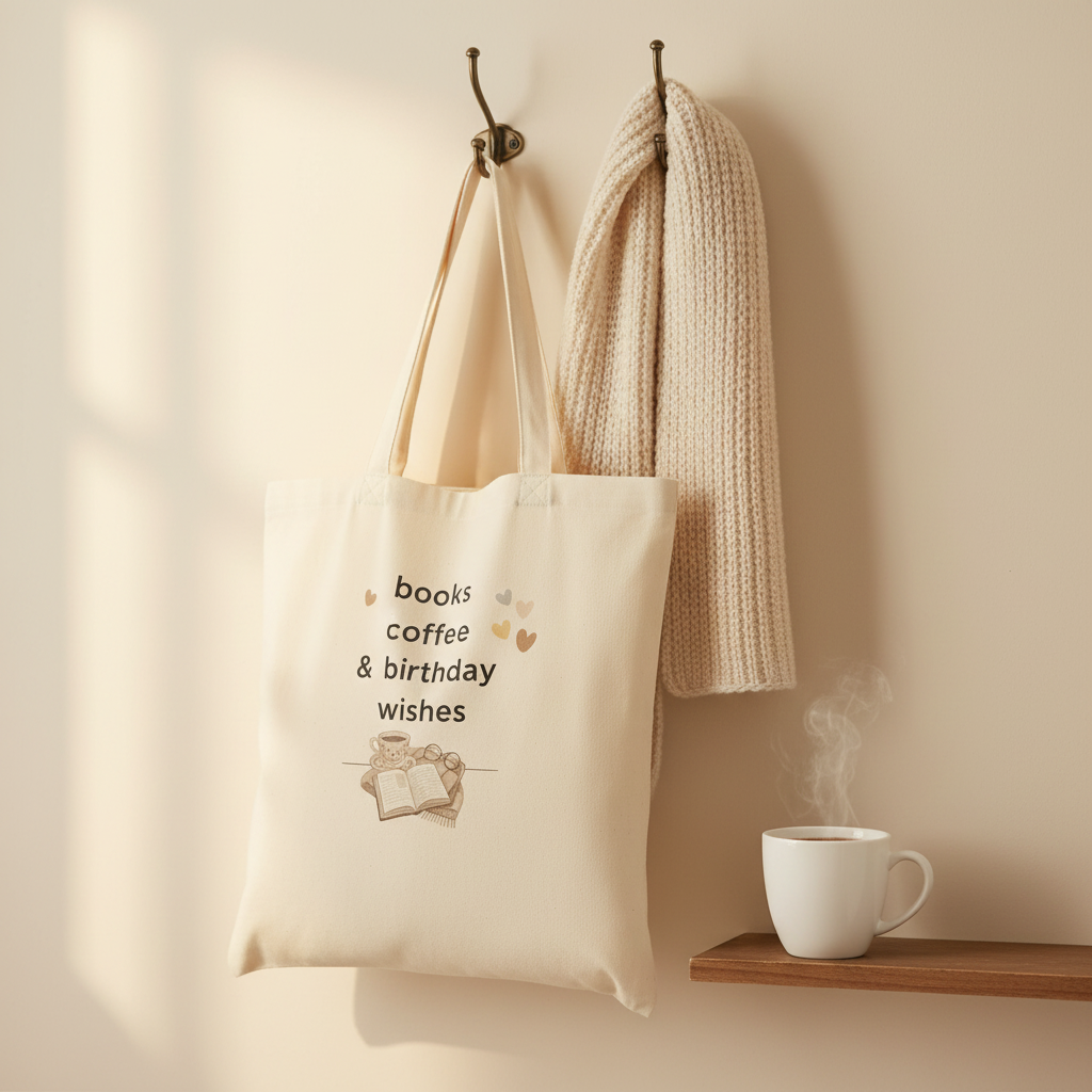 Books Coffee Tote - Coat Hook Hygge