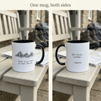 Mountain Hiking Mug – Ready to Go Where My Feet Take Me - #AlleyCrafters
