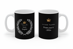 Set of two black mugs: Teach Love Inspire; and miss rose, From year 6 -2026