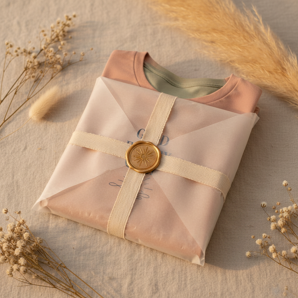 Both Tees in Vellum with Wax Seal