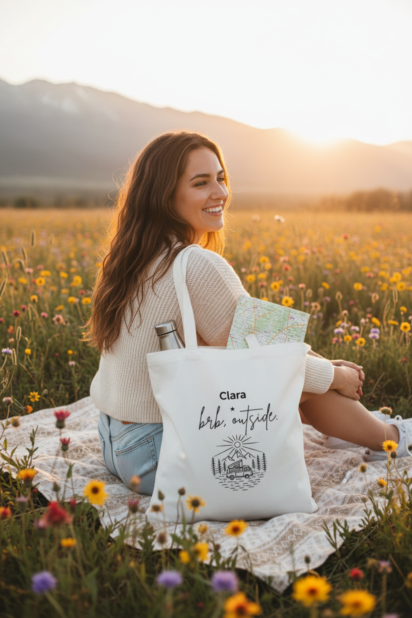 BRB Outside — Clara, White, Meadow