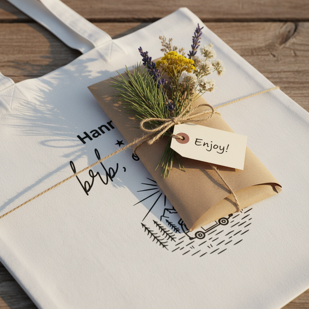 BRB Outside — Lily, White, Gift Wrap