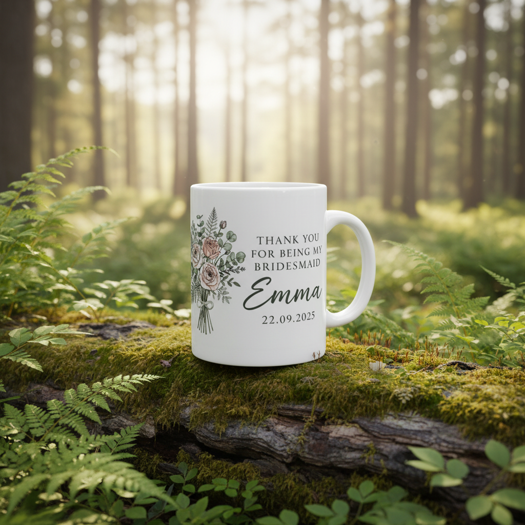 Bridesmaid Mug Emma Woodland