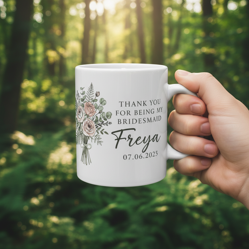 Bridesmaid Mug Freya Forest