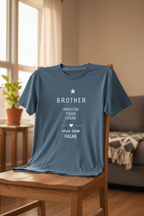 Personalised Brother T-Shirt | Protector Teaser Legend | Custom Name Gift - AlleyCrafters