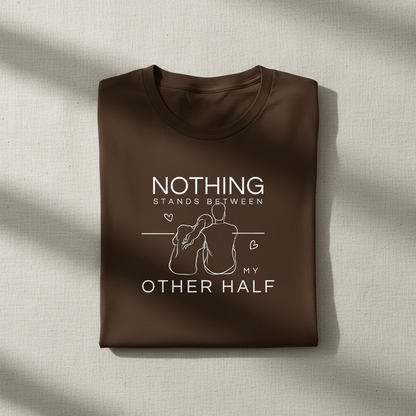 Brown Other Half Tee Folded