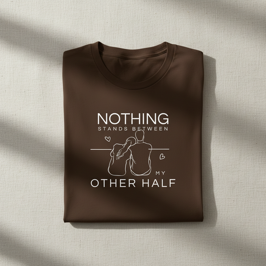 Brown Other Half Tee Folded