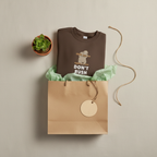 Brown Sweatshirt in Kraft Bag