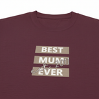 Burgundy Tee Zoomed Product Shot