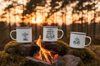 Campfire golden hour