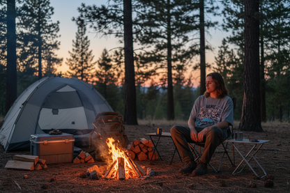 Camping lifestyle shot