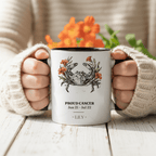 Personalised Zodiac Mug | Star Sign Birthday Gift | Custom Name & Birth Month - AlleyCrafters