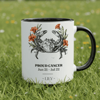 Personalised Zodiac Mug | Star Sign Birthday Gift | Custom Name & Birth Month - AlleyCrafters