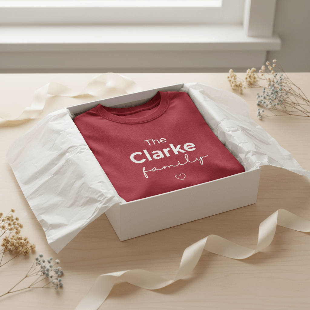 Kids' Personalised Family Name Tee | Matching Family Gift - AlleyCrafters