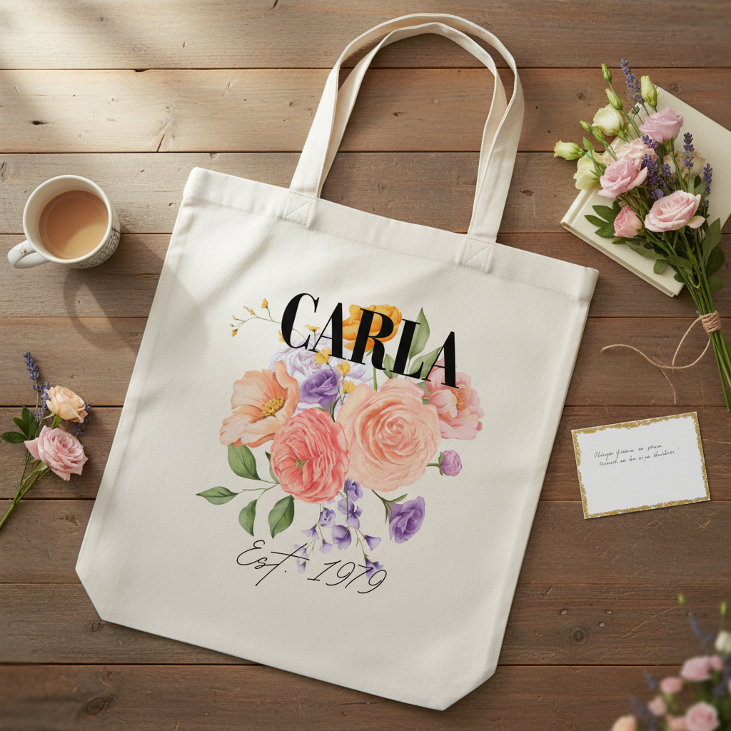 CARLA tote flat lay
